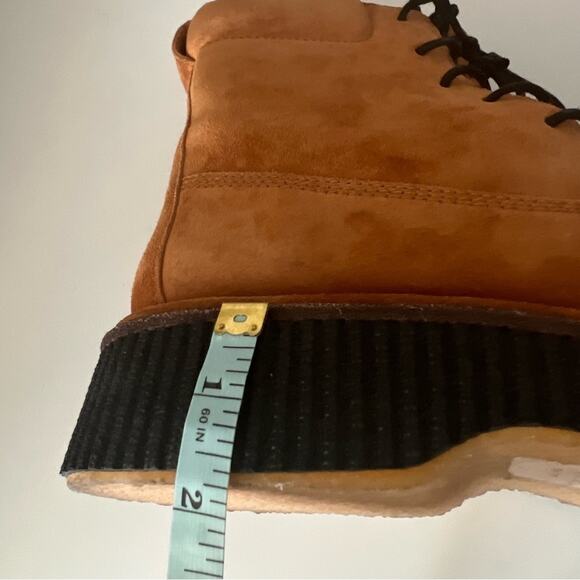 Rag & Bone Sloane Suede Platform Lace Up Combat Boots Size 41 - Picture 13 of 16